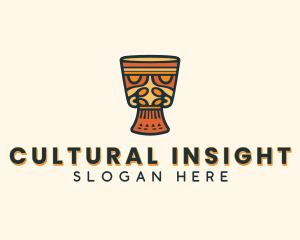 Djembe African Drum logo design