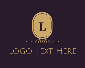 Classical - Classic Gold Lettermark Emblem logo design