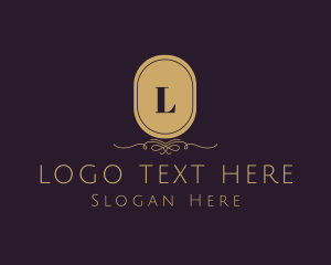 Oval - Ornate Elegant Boutique logo design