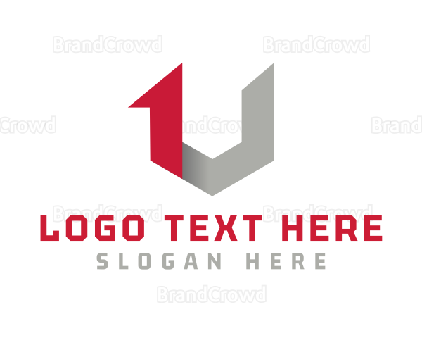 Technology Letter V & 1 Logo