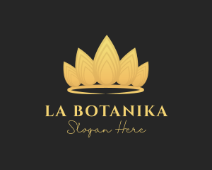Gold Opulent Crown Logo