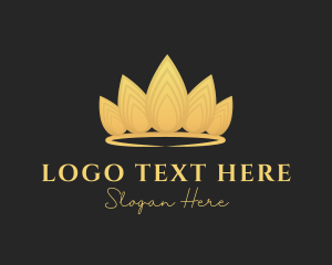 Gold Opulent Crown Logo