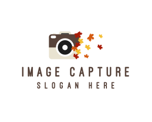 Capture - Autumn Photography Camera logo design