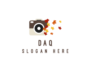 Natural - Autumn Photography Camera logo design