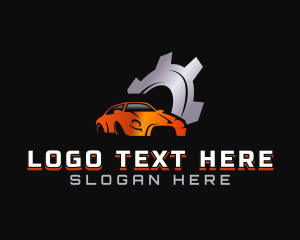 Cog Wheel - Car Engine Mechanic logo design