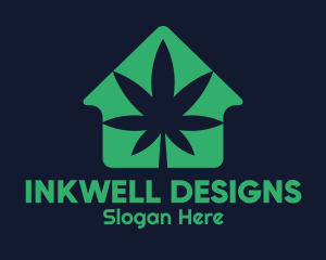 House - Weed Farm House logo design