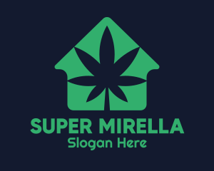 House - Weed Farm House logo design