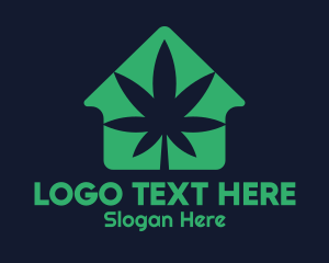 Cannabis - Weed Farm House logo design