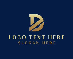 Finance Agency  Letter D logo design