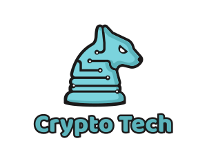 Electronic Tech Hound Animal logo design