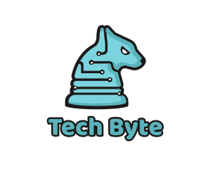 Computing - Electronic Tech Hound Animal logo design