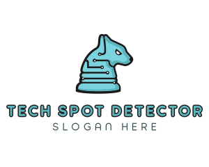 Electronic Tech Hound Animal logo design