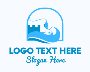 Salmon - Marine Fishing Turret logo design