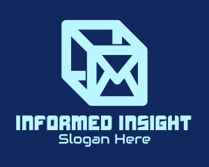 Newsletter - Mail Cube App logo design