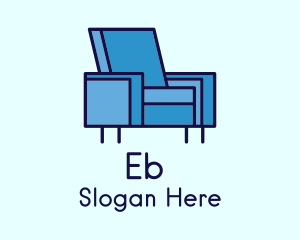 Blue Sofa Chair Logo