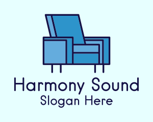 Blue Sofa Chair Logo