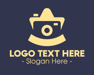 Digicam - Modern Star Camera logo design