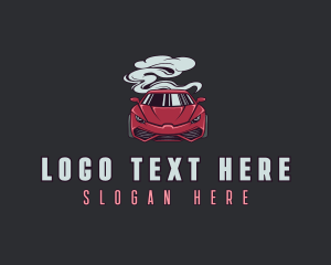 Car - Racing Car Auto logo design