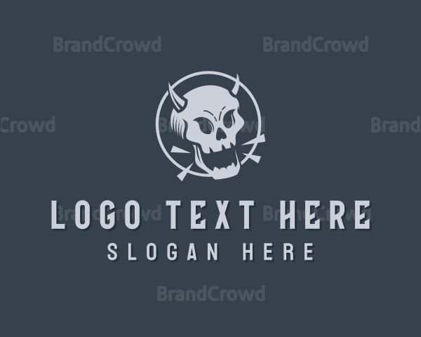 Tattoo Skull Streetwear Logo