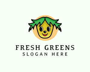 Vegetable - Plant Vegetable Cartoon logo design
