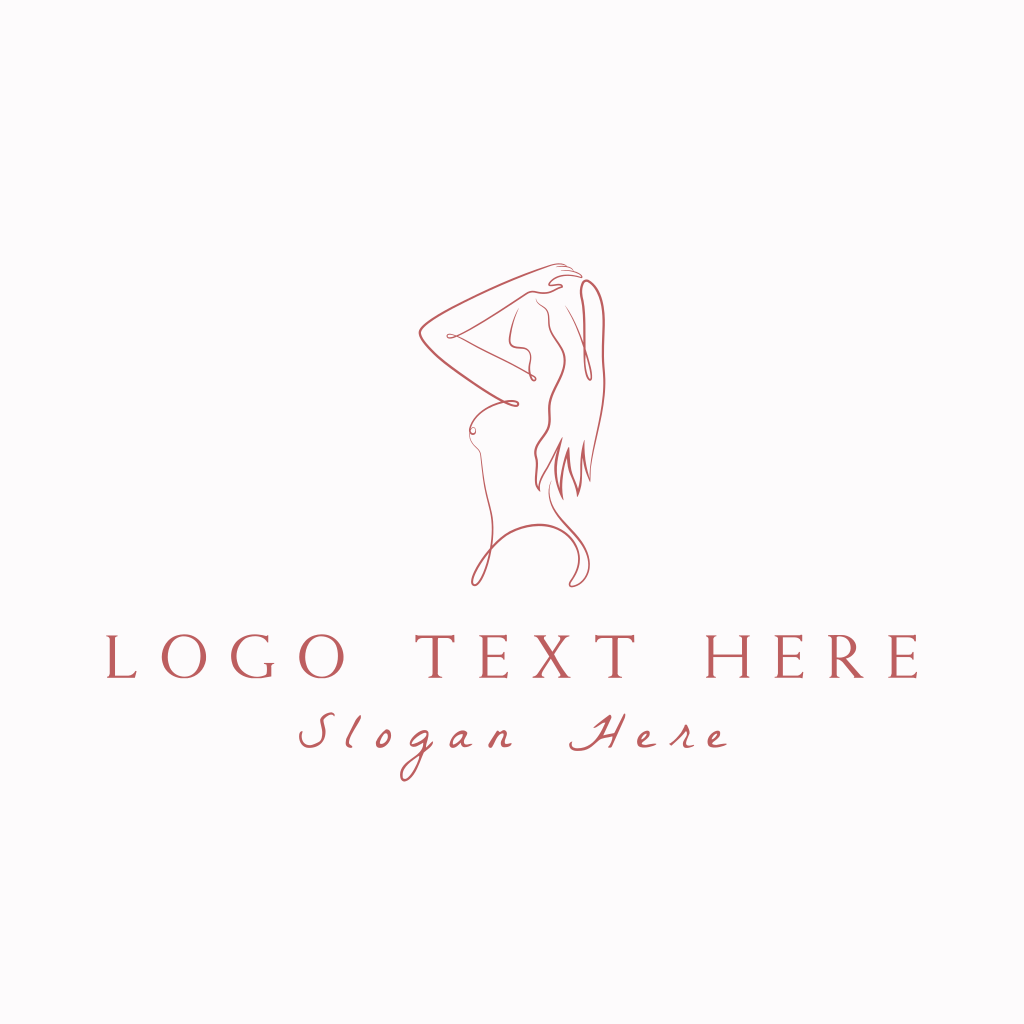 Aesthetic Naked Woman Logo | BrandCrowd Logo Maker