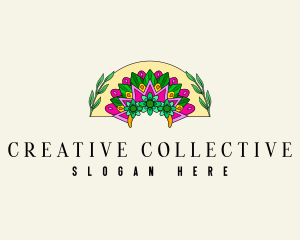 Filipino Flower Fiesta logo design