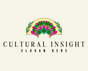 Filipino Flower Fiesta logo design