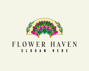 Filipino Flower Fiesta logo design