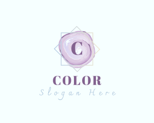 Yoga - Watercolor Beauty Makeup logo design