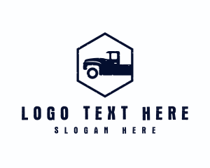 Toy Truck - Farm Truck Transport logo design