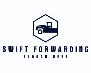 Farm Truck Transport logo design