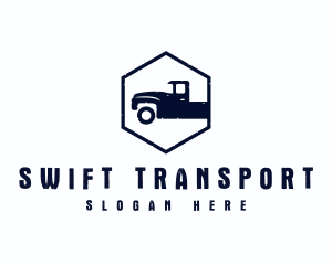 Farm Truck Transport logo design