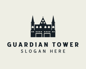 Castle Landmark Cathedral logo design