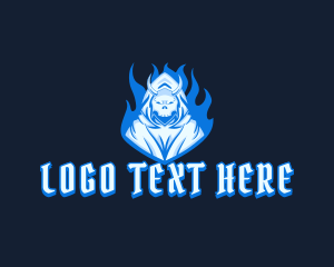 Angry - Devil Video Game logo design