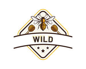 Honeycomb Bee Farm Logo