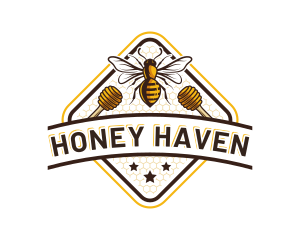 Honeycomb Bee Farm logo design