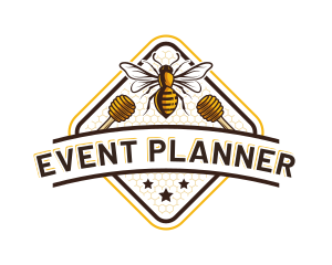 Flying - Honeycomb Bee Farm logo design