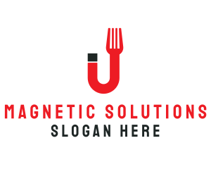 Magnetic - Magnetic Fork U logo design