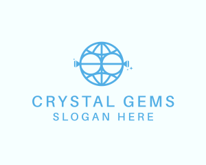 Blue Global Jewelry logo design