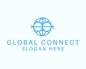 Blue Global Jewelry logo design