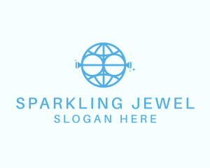 Blue Global Jewelry logo design