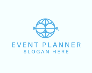 Planet - Blue Global Jewelry logo design