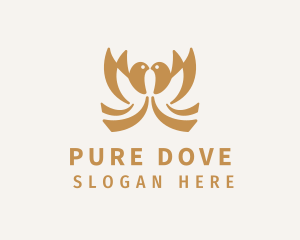 Gold Dove Freedom logo design