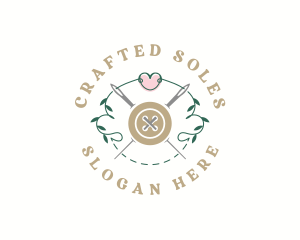 Needle Button Tailoring logo design