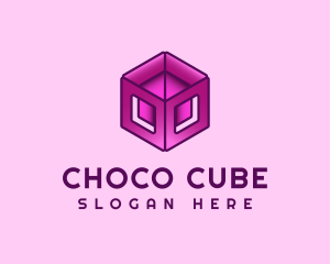 Gradient Cube Box Logo