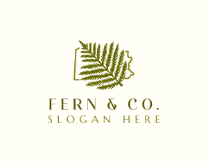 Pennsylvania Eastern Hemlock Leaf logo design