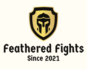 Gladiator Helmet Shield  logo design