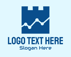 Statistics - Blue Turret Statistics logo design