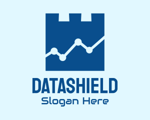 Blue Turret Statistics logo design