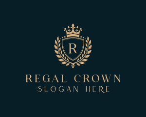 Crown Shield Royalty logo design